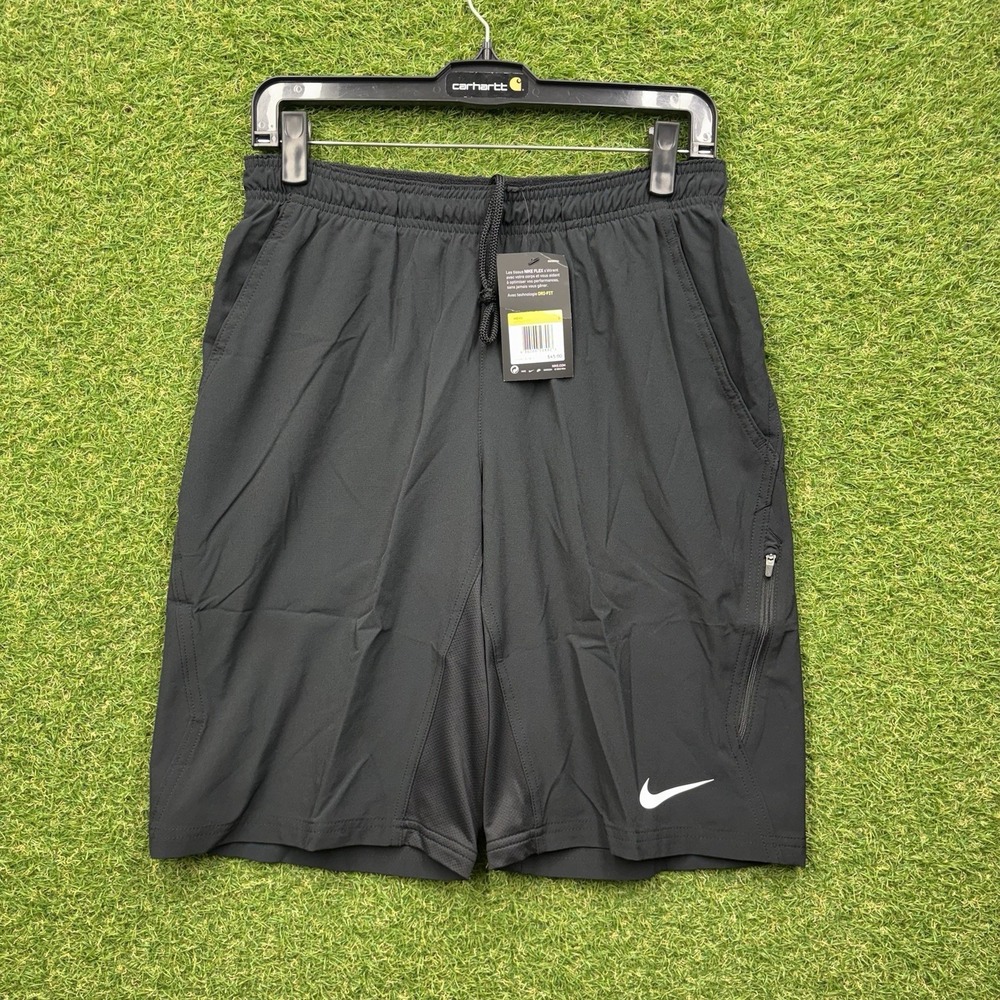 Nike Dri-FIT Tennis Shorts Mens Small Black Standard Fit Stretch 455618-010 NWT